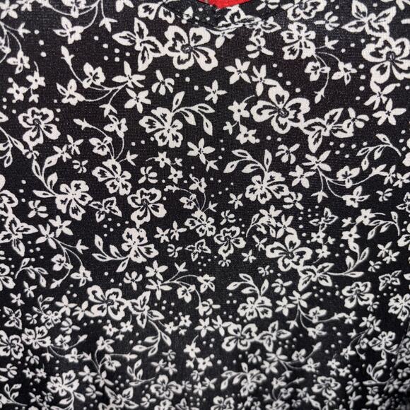 Kaileigh Sz 2X Magdalena Knit Tiered Dress Black White Formal Cottage Core NWT - Picture 9 of 9